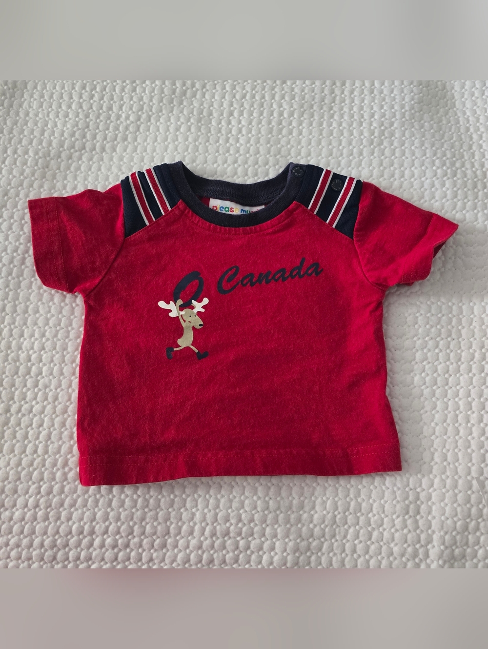 Canada Red Baby/Toddler Tee with Moose Graphic